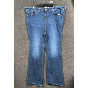 Torrid MidFit Slim Boot Jeans Womens Size 20R Blue Denim Super Soft Mid-Rise